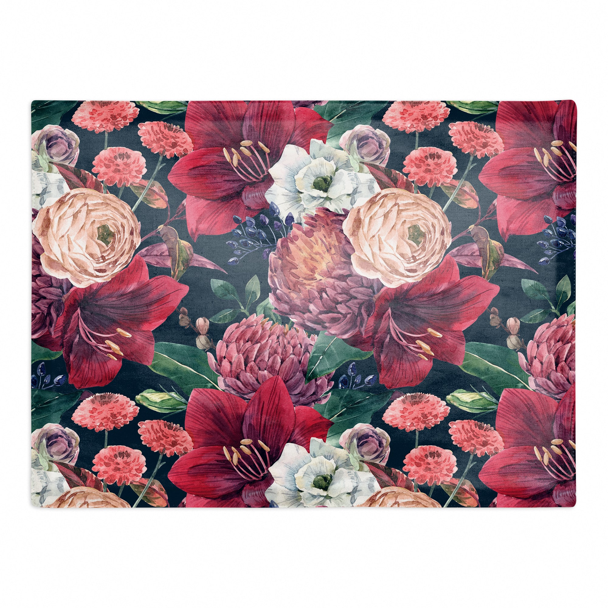 Jewel Bouquets 18" x 14" Cotton Twill Placemat